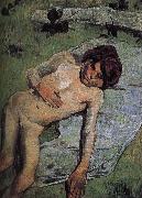 Brittany nude juvenile Paul Gauguin